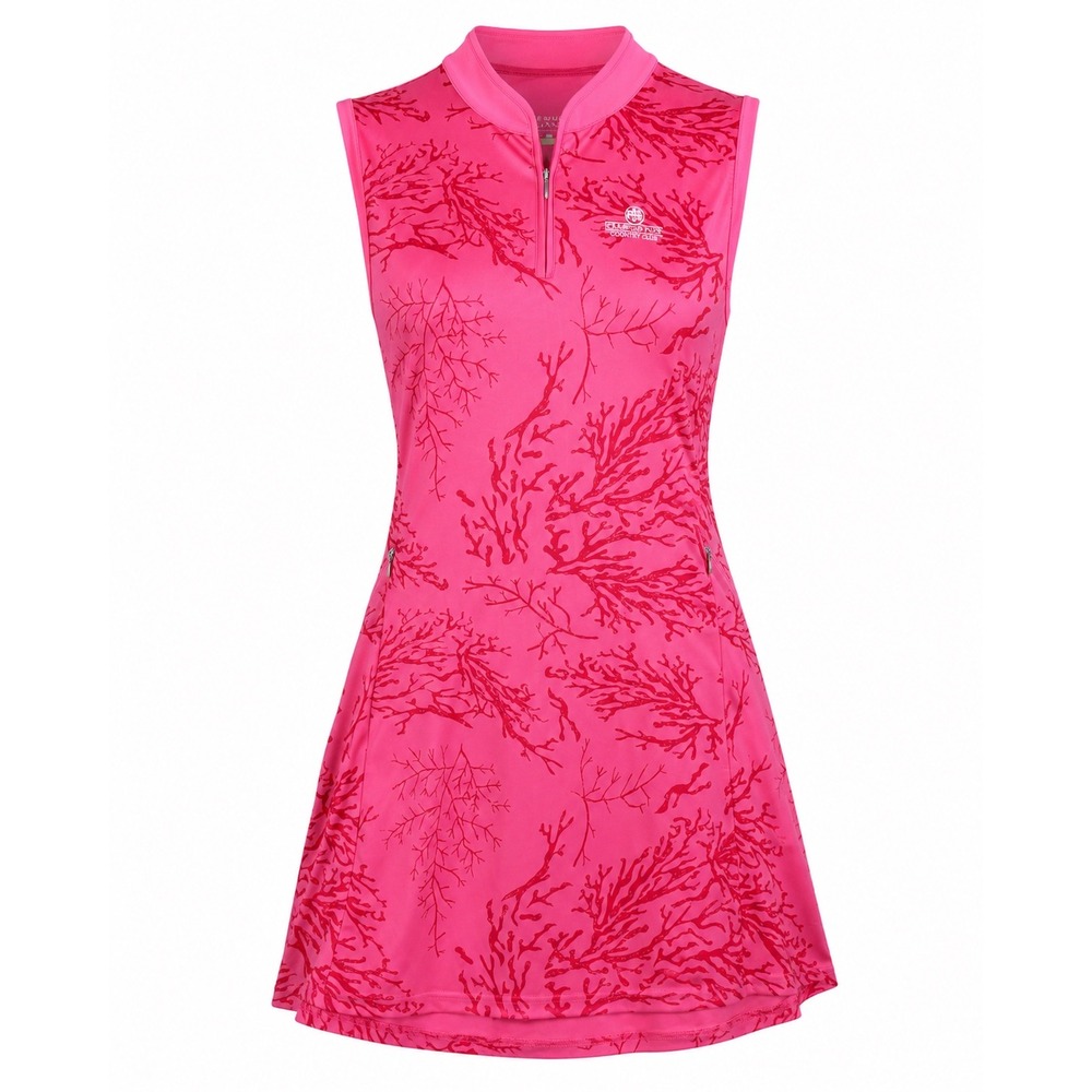 Bermuda Sands Pink Coral athletic Golf Dress XL Lockwood Folly Country Club